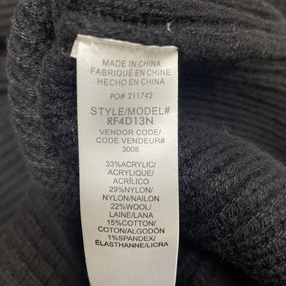 NEW SPLENDID Women’s Madeline Rib Turtleneck Maxi Dress – Black – Size M - Picture 4 of 7